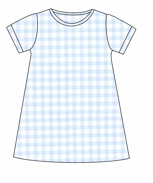 PO 3: Carolina Blue Gingham Dress