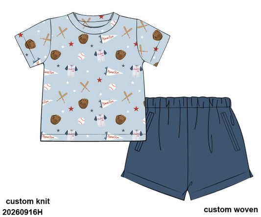 PO 3: Hey Batter Batter Short Set
