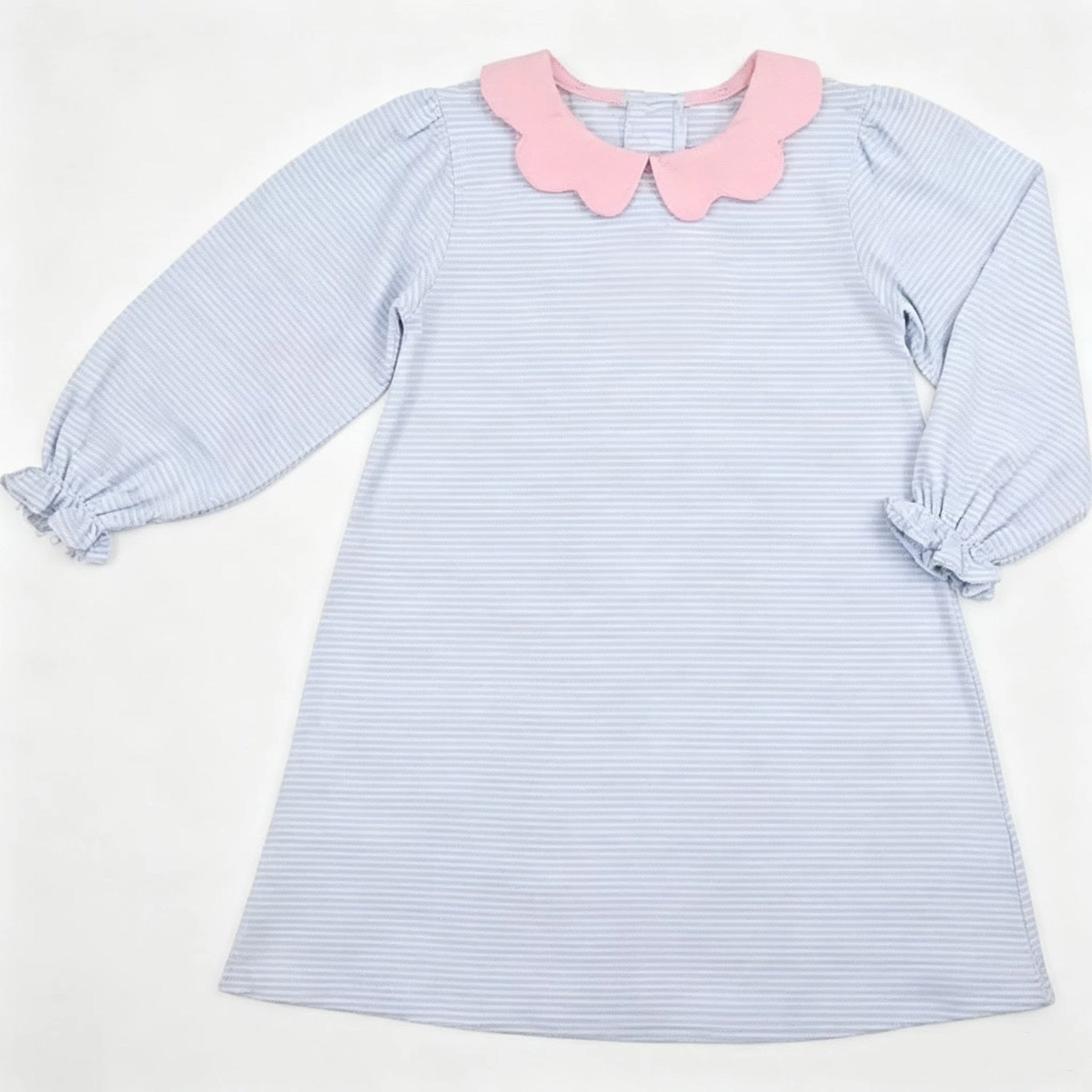 Blue & Pink Striped Dress