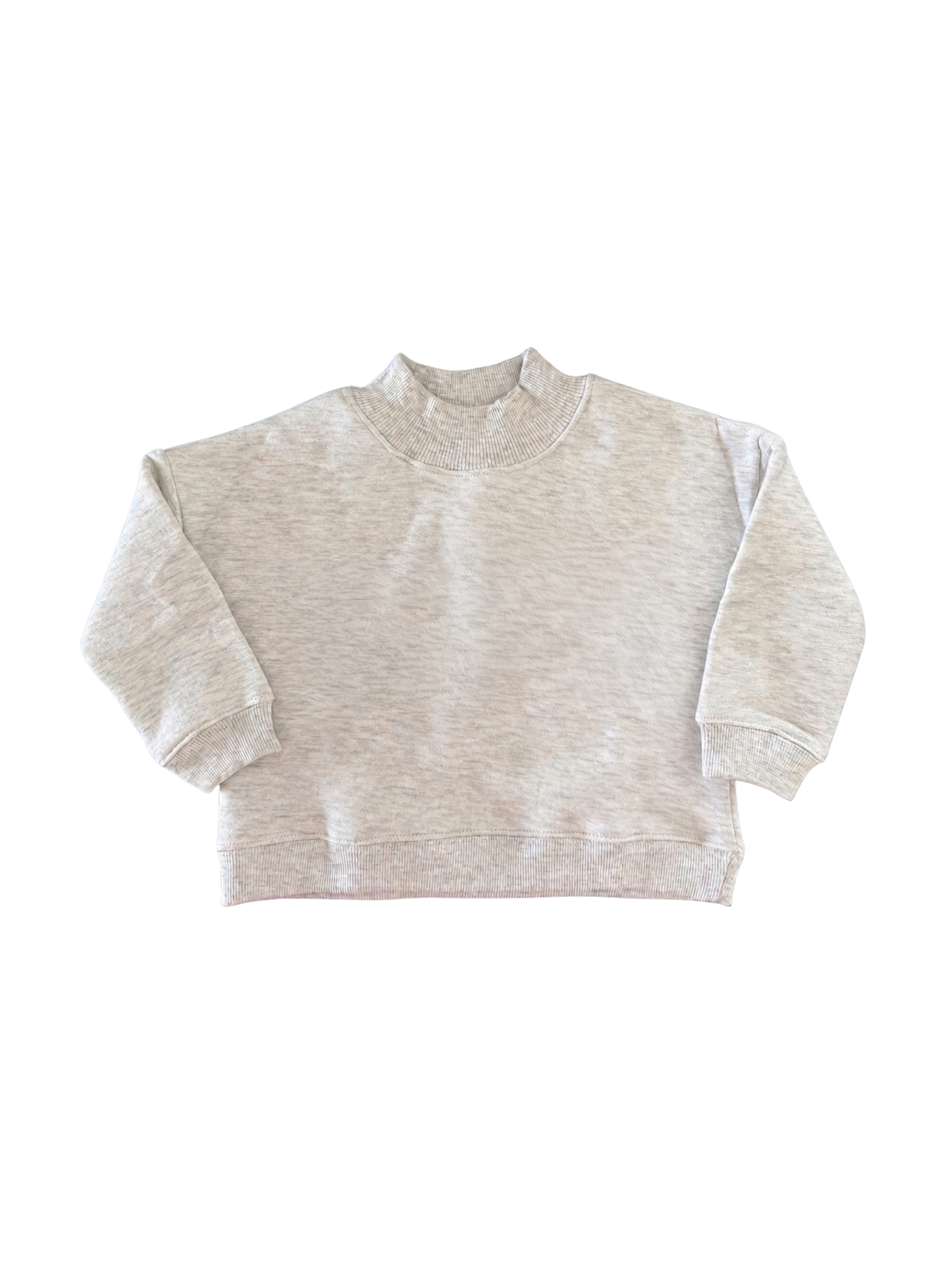 Heather Gray Heritage Mock Neck - Adults & Kids